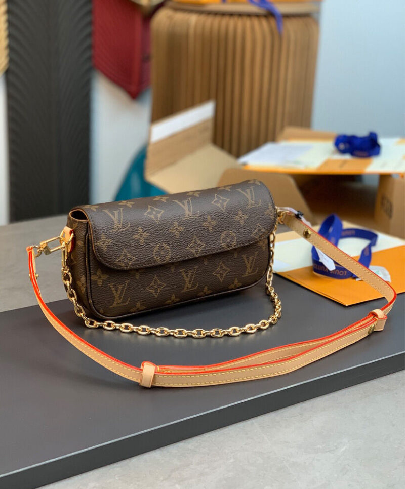Louis Vuitton Wallet on Chain Ivy M81911 Brown